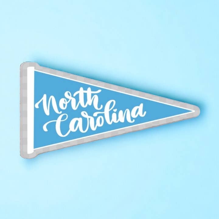Positively North Carolina - Wholesale Sticker - North Carolina Waterproof Stickers & Tarheel Gifts0