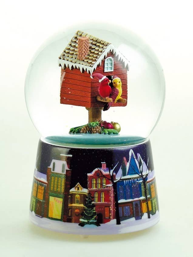 Snow Globe With a Black Labrador for wholesale by Musicbox Kingdom