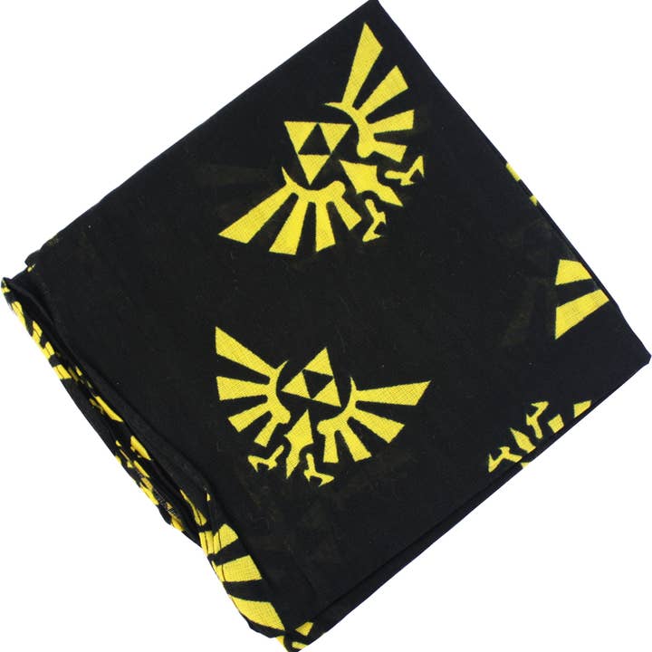 Bandana - Legend Of Zelda, The - Yellow Wingcrest for wholesale by Square Deal Recordings & Supplies