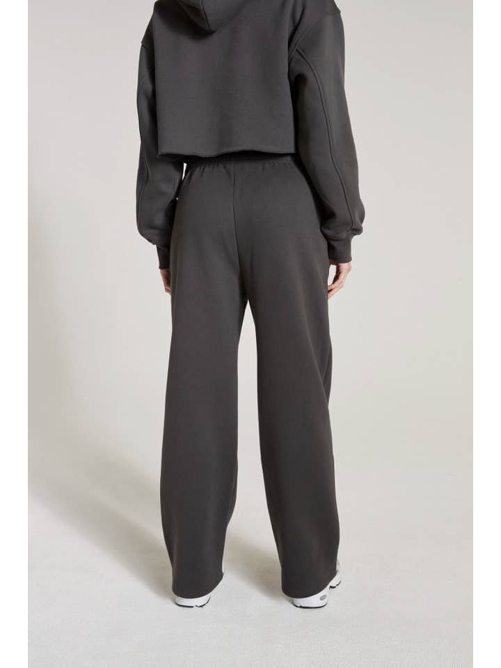 Vintage Black All Fenix Signature Wide Leg Track Pant for wholesale on Faire