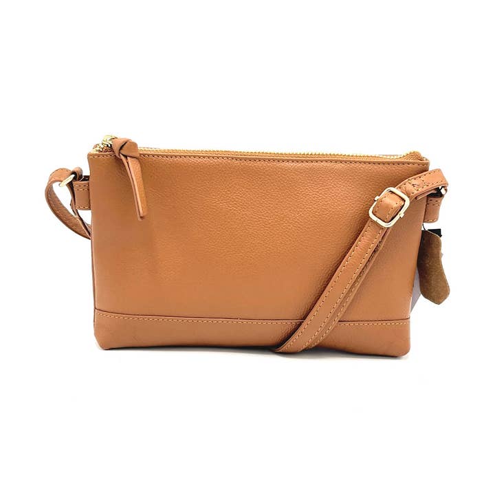 Genuine leather shoulder bag, Brand Juice, art. 34/1.422 for wholesale by Suie Valentini srl