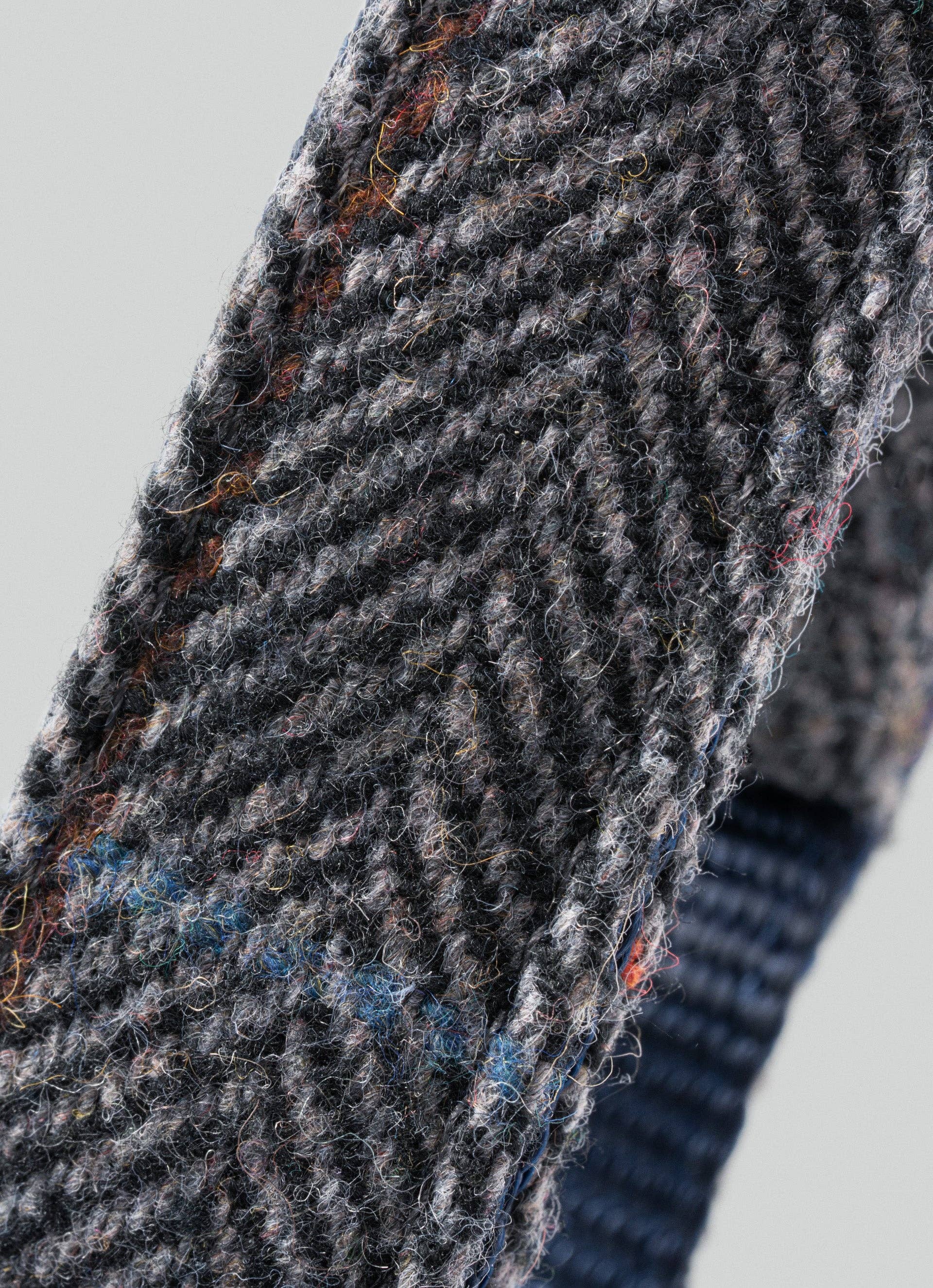 Hugo & Hudson – Großhandel Haustierhalsband – Hund – Hackett x Hugo Hudson Hundehalsband aus grauem kariertem Tweed4