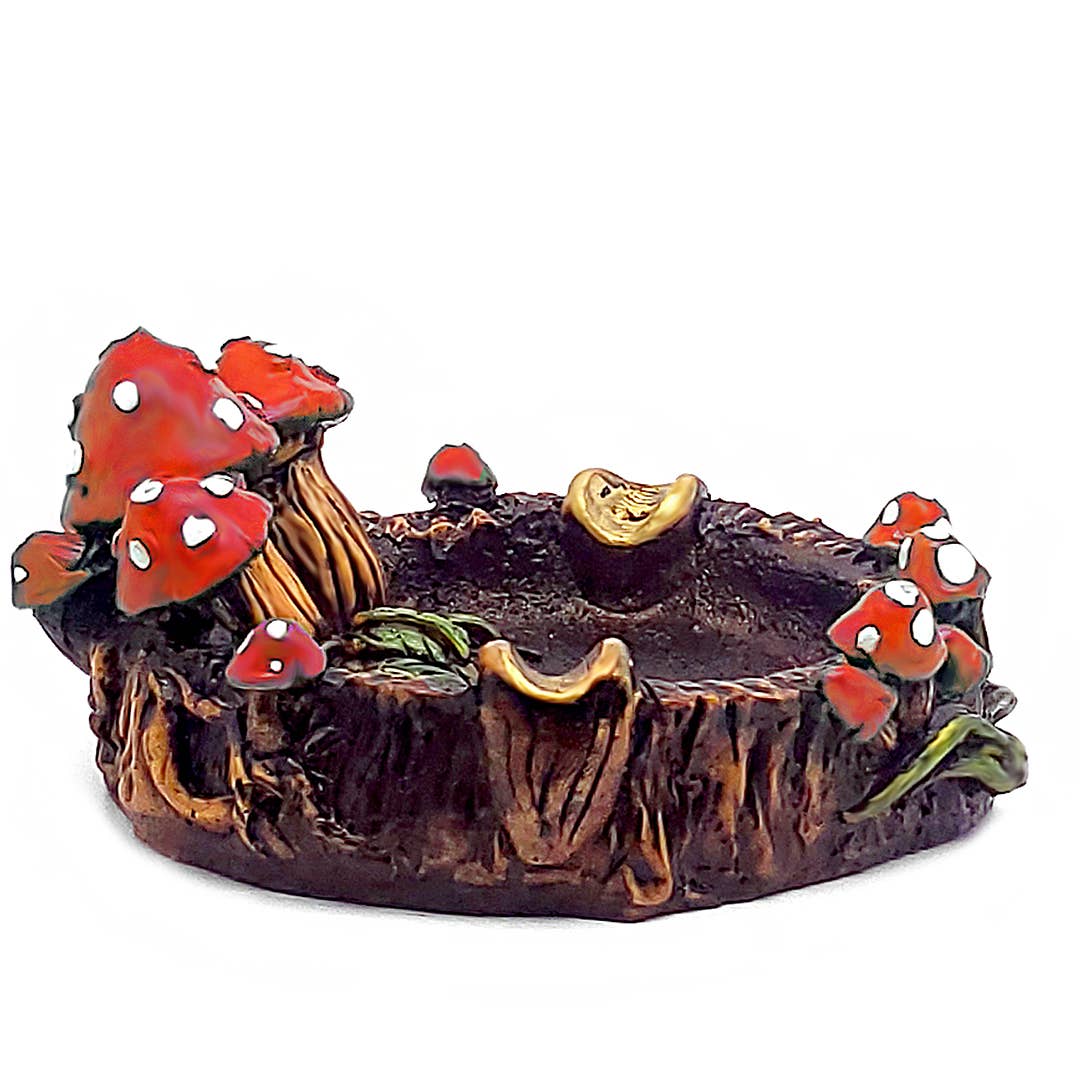Pichincha - Vente Cendrier - Cendrier rond en forme de figurine avec plusieurs champignons3