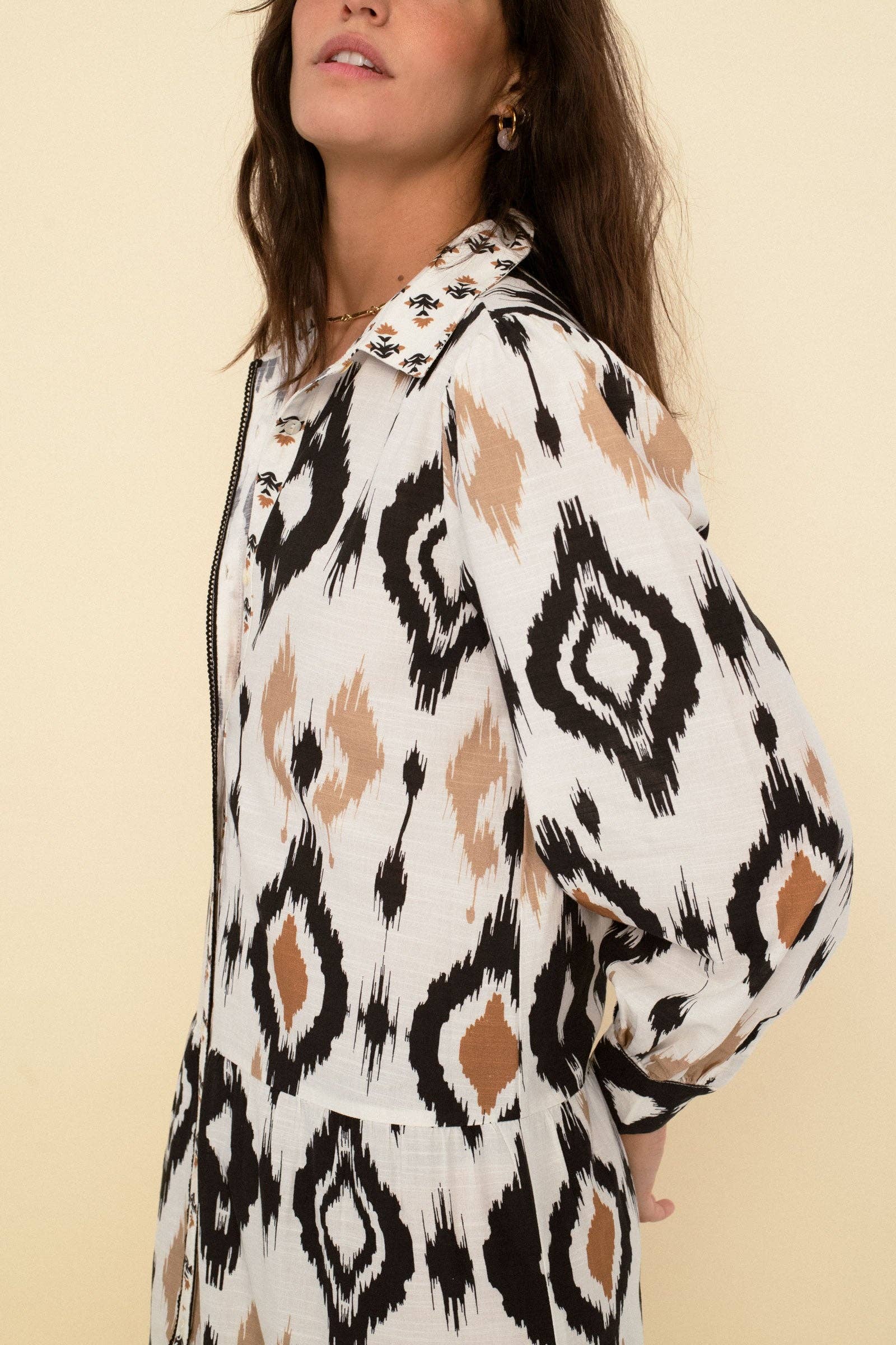 Sonmer Shop USA – Engroshandel Kjole - Dame – Carmen kjole ecru2