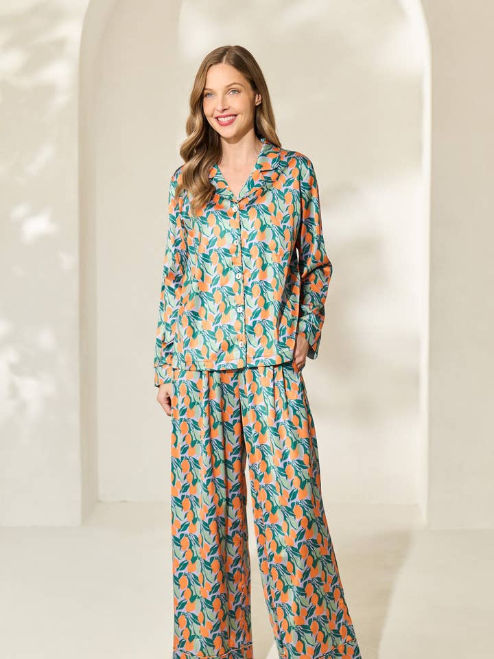 Seville Print Heavenly Pajamas for wholesale by By Catalfo