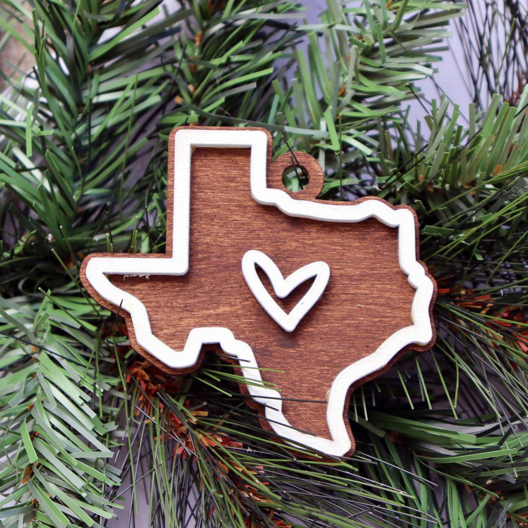 The Trendy Traveler – Engroshandel Pynt – Texas lagdelt træ julepynt