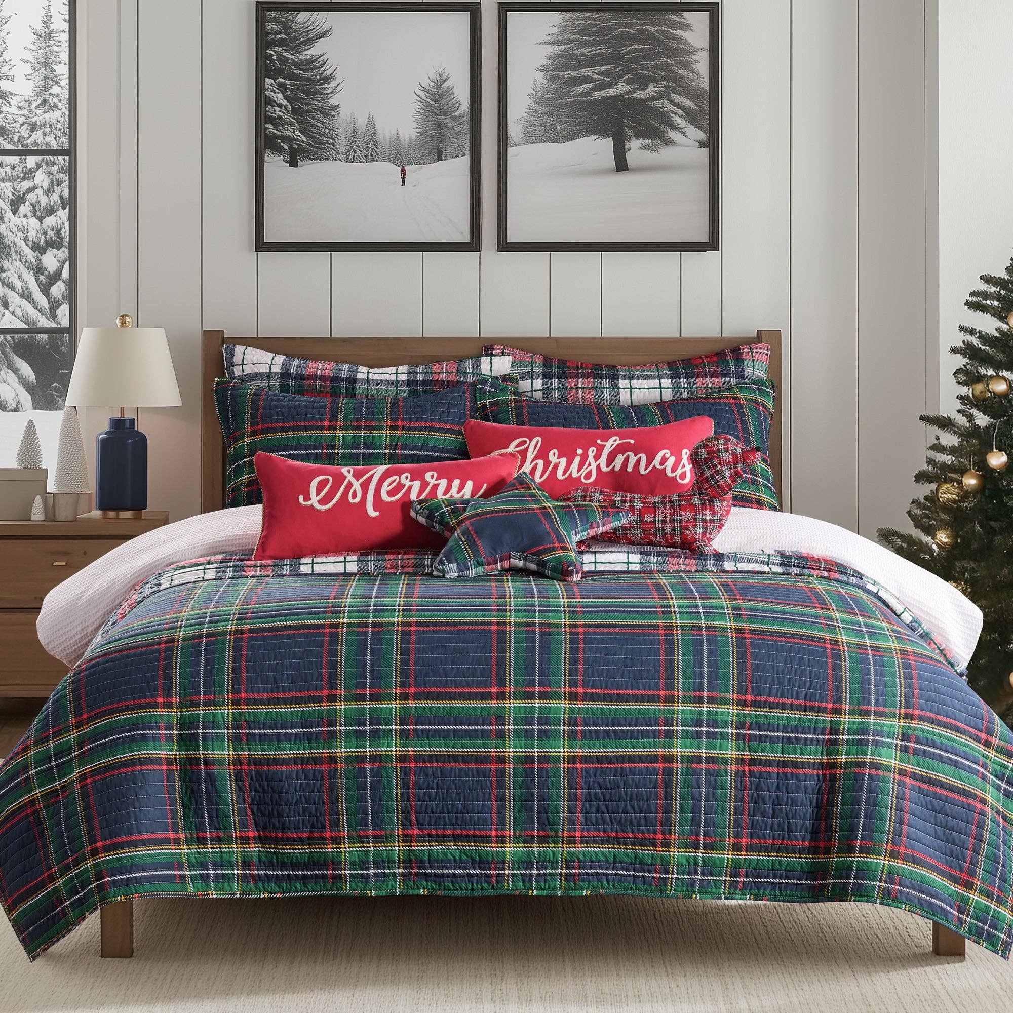 Levtex Home - Wholesale Quilt - Spencer Plaid Quilt11