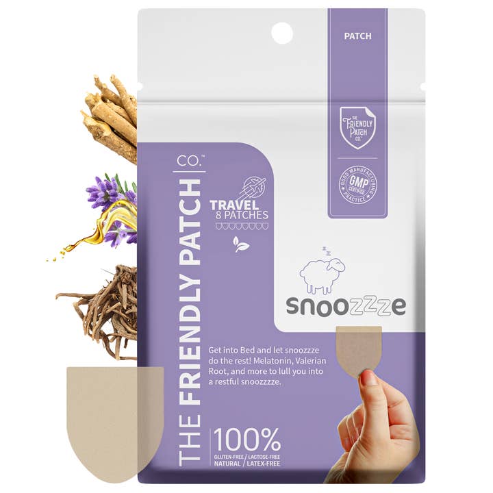 Friendly Patch CO - Wholesale Oral Supplement/Vitamin - Snooze Melatonin Sleep Patch - Travel Pack ( 8 patches )
