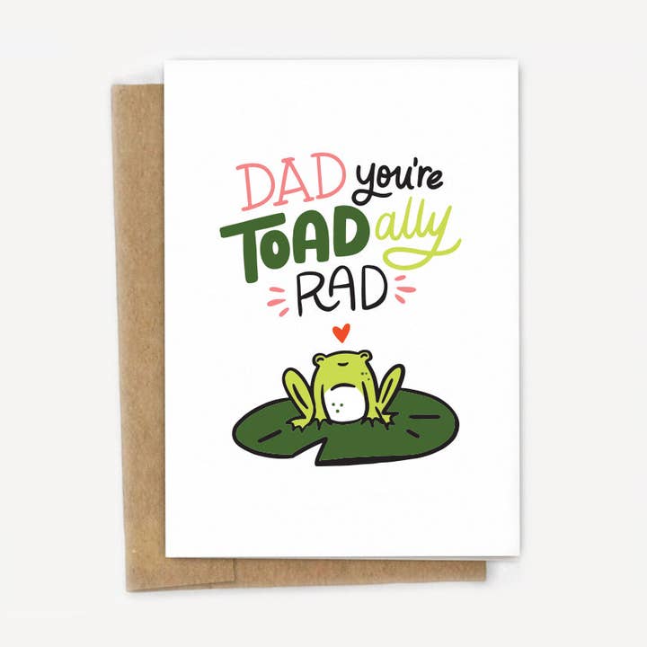 Eres un Papá Sapo-radical Tarjeta del Día del Padre para venta al por mayor de A Fink & Ink