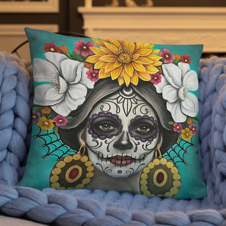 “Flor” Pillow for wholesale by The Art of Francella