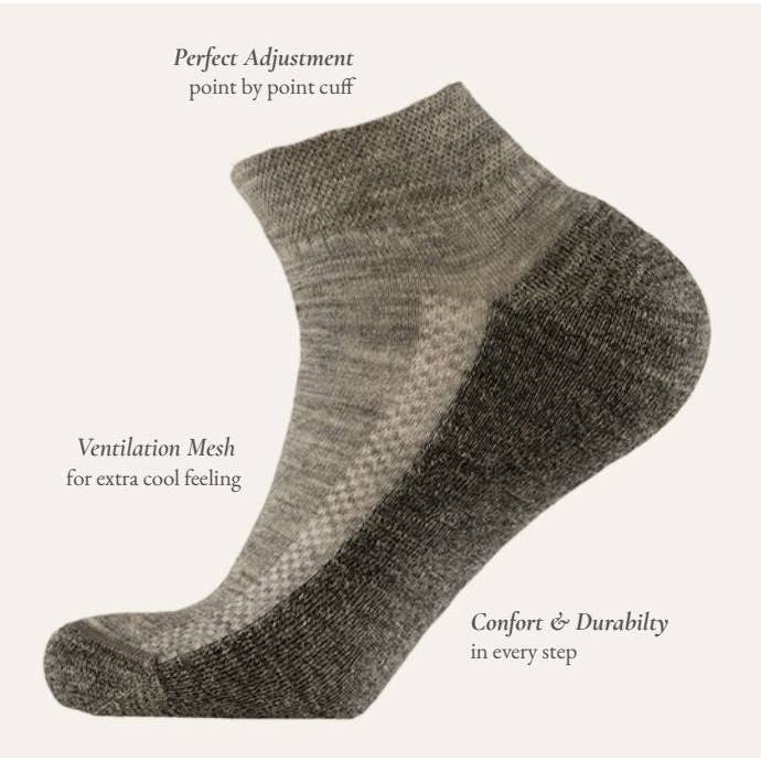 Casual Ankle Alpaca Socks for wholesale by Choice Alpaca Products