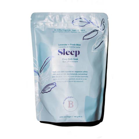 The Bathologist - Vente Lait de bain - Bain moussant effervescent pour le sommeil | Lavande + Menthe Calme0