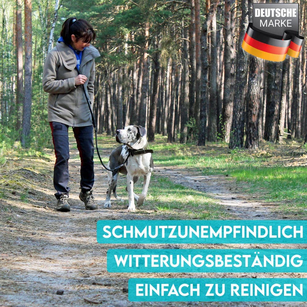 H.I.K. GmbH – Engroshandel Hundesnor - Hund – DOG IS KING® Justerbar hundesnor i 3 længder, 2,3 m2