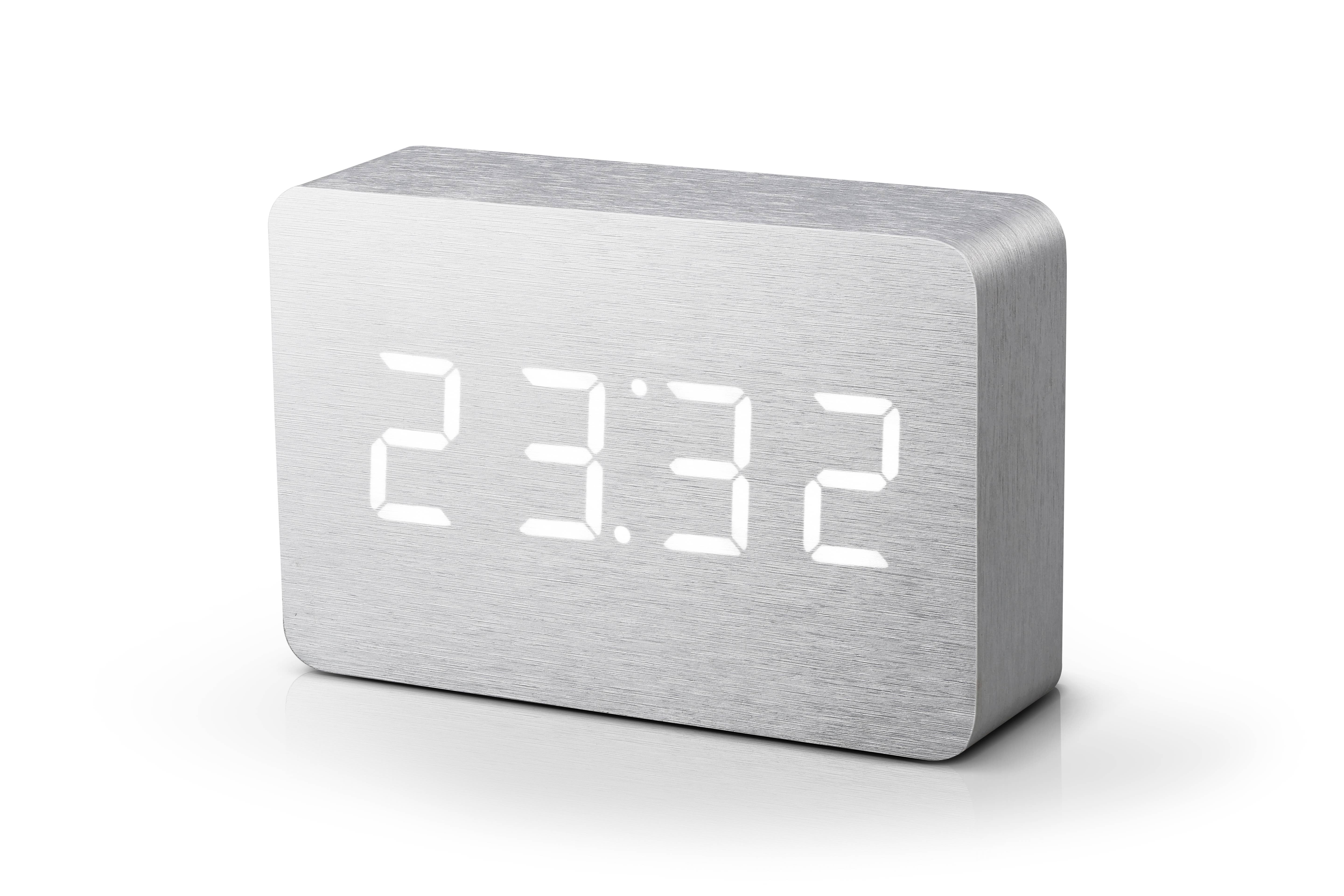 Gingko Design – wholesale Alarm clock – Gingko Brick Click Alarm Clock2