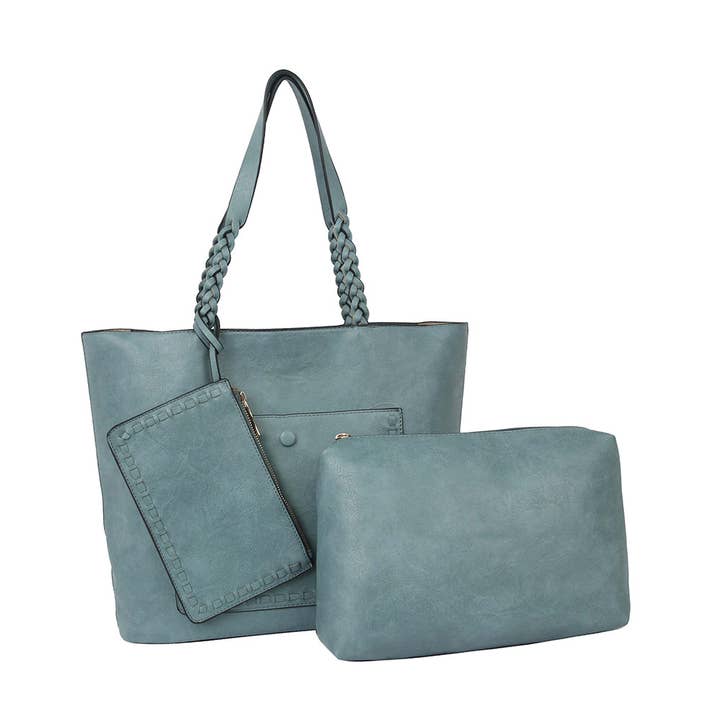 Dreiteiliges Tragetaschen-Set für den Großhandel von Handbag Express