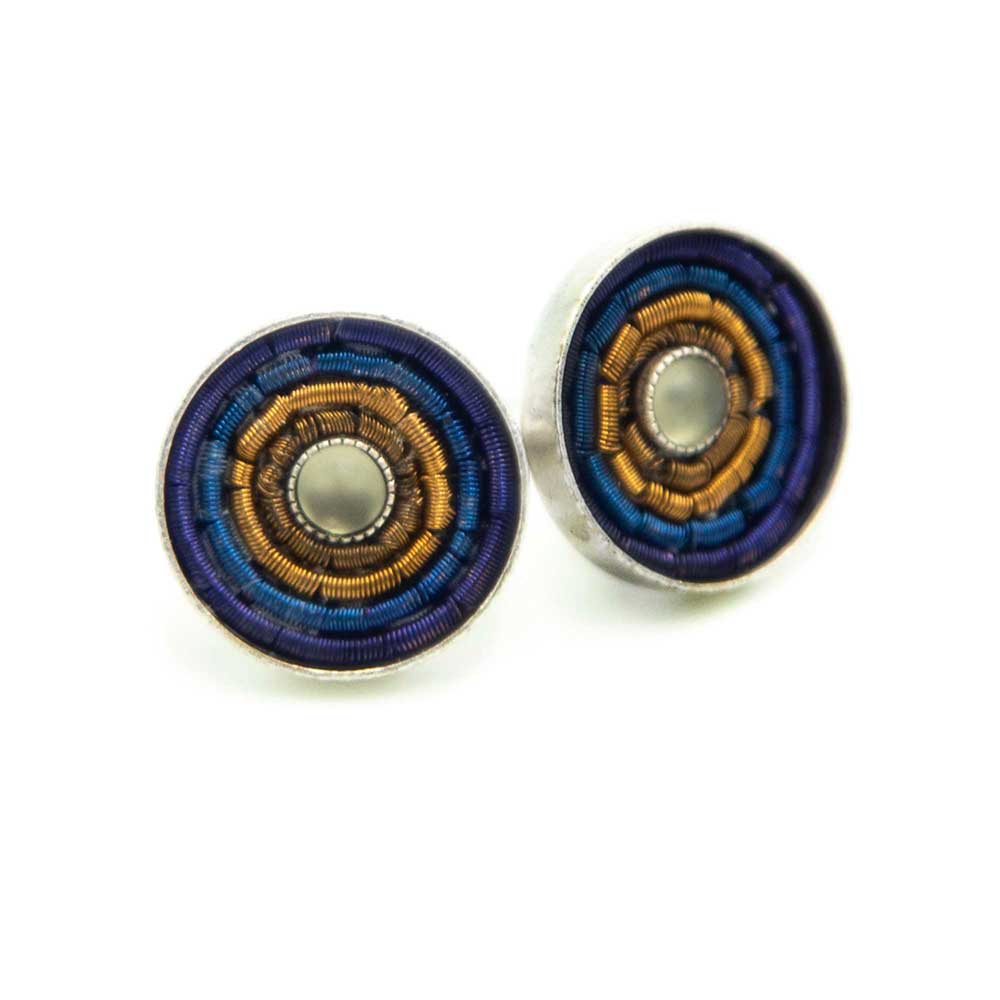 Sergio Engel jewellery – Brincos de pino por atacado – Brincos coloridos antigos Índia 048