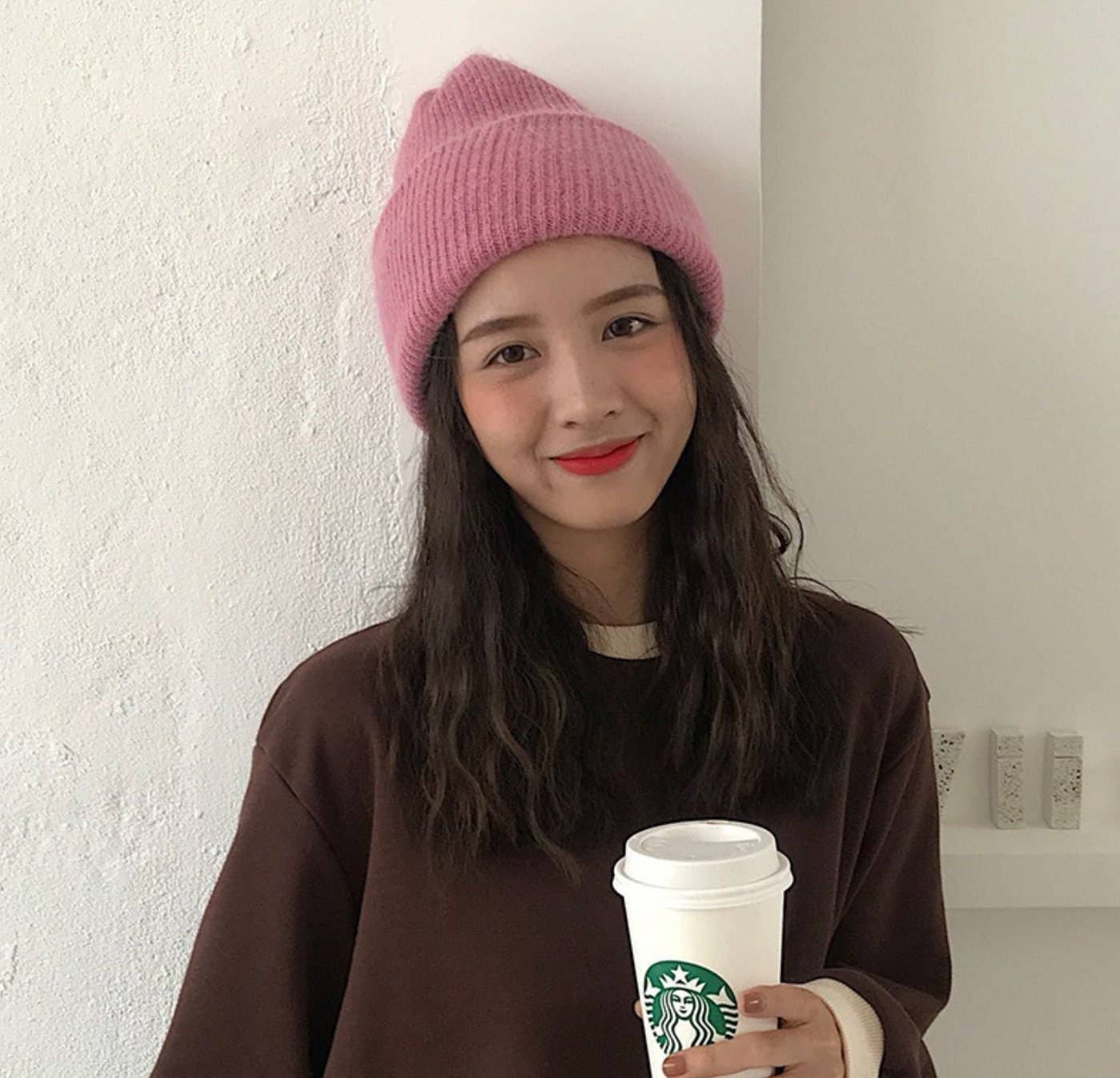 FanakoStudioNYC – Großhandel Beanie – Damen – Beanie-Mütze aus Schurwolle und Kaninchenfell für Damen, Wintermütze für Damen, warmes Weihnachtsgeschenk0