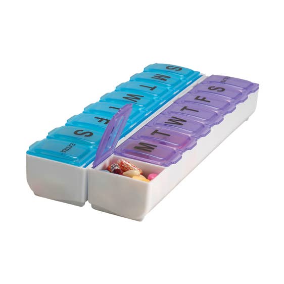 Planificateur de pilules Ezy Dose® Duets (16 jours, 2 CT) pour la vente par Apothecary Products LLC