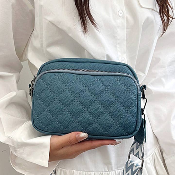 ,,.SI-26767 Quilted Vegan Leather Crossbody Camera Bag and other Purchase Wholesale camera bag. Free Returns & Net 60 Terms on Faire trending on Faire.