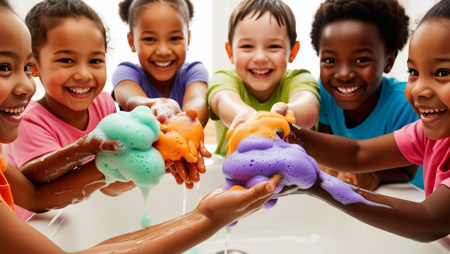 Color Burst Foaming Hand Soap – wholesale Hand soap/wash – Kids & Baby – Non-toxic Colorful Foaming Hand Soap for Kids. Green Foam. Lime Scented6