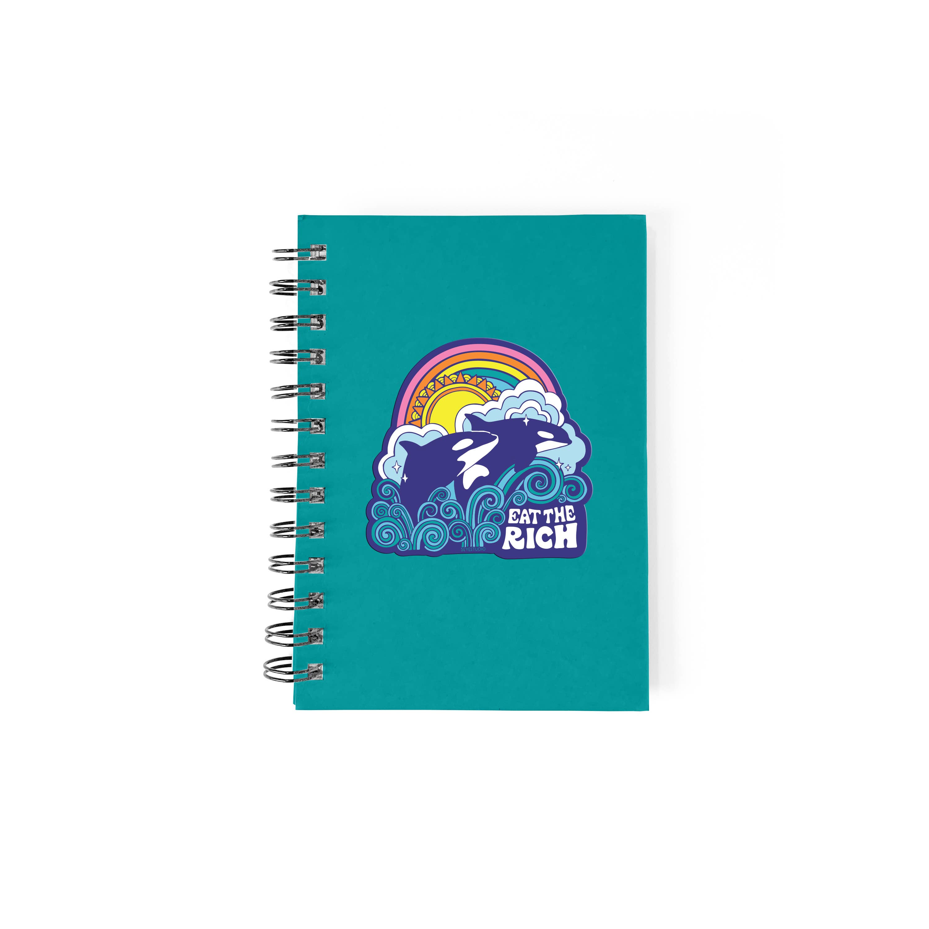 5 Eye Studio – wholesale Klistermärke – Ät Rich Orcas Vinyl Sticker1