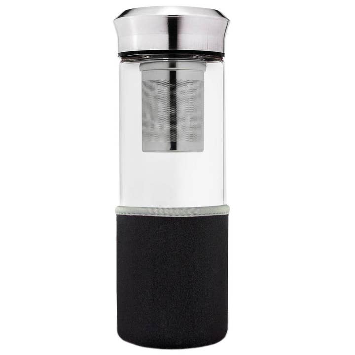Creano - Wholesale Tea Strainer/Infuser - “Teamaker” tea maker 400ml incl. neoprene case; black