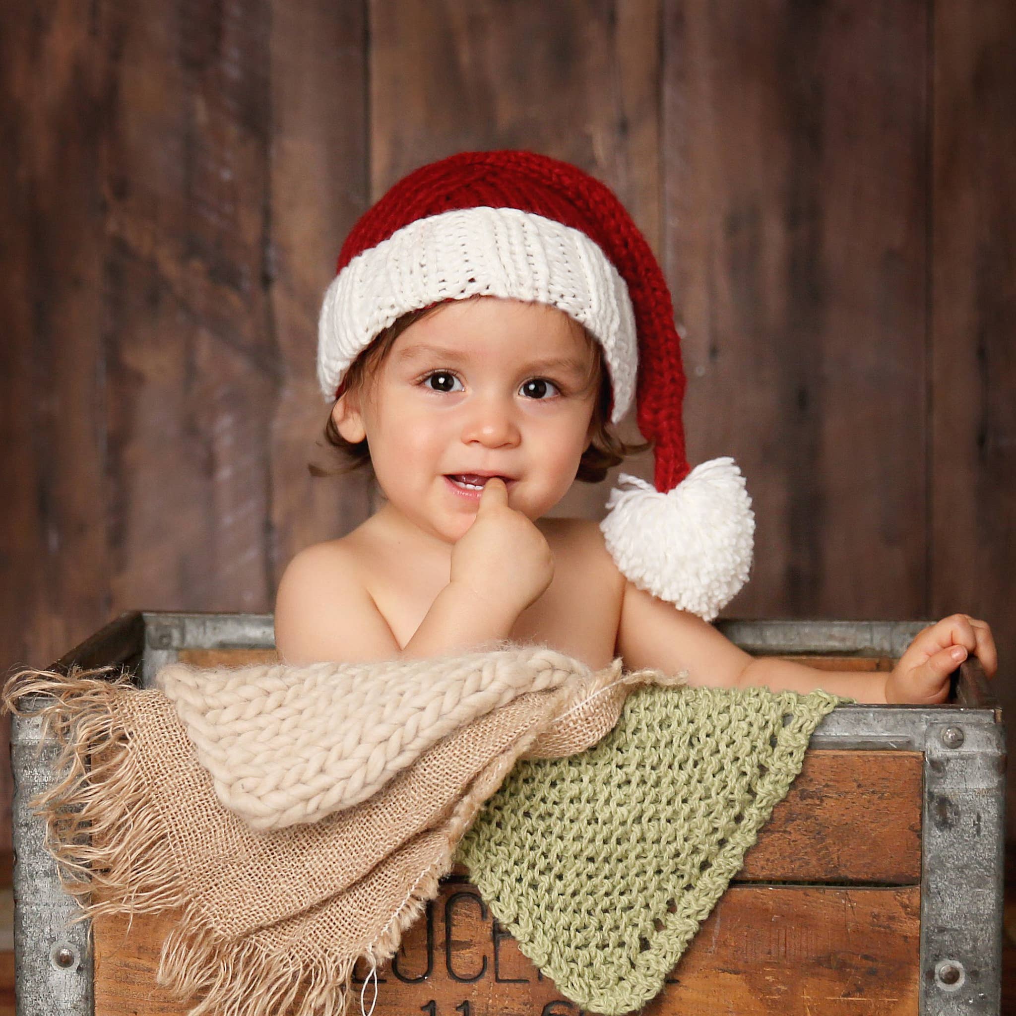 The Blueberry Hill – wholesale Beanie – Kids – Nicholas Santa Hat Kids Baby Christmas Holiday Gift6