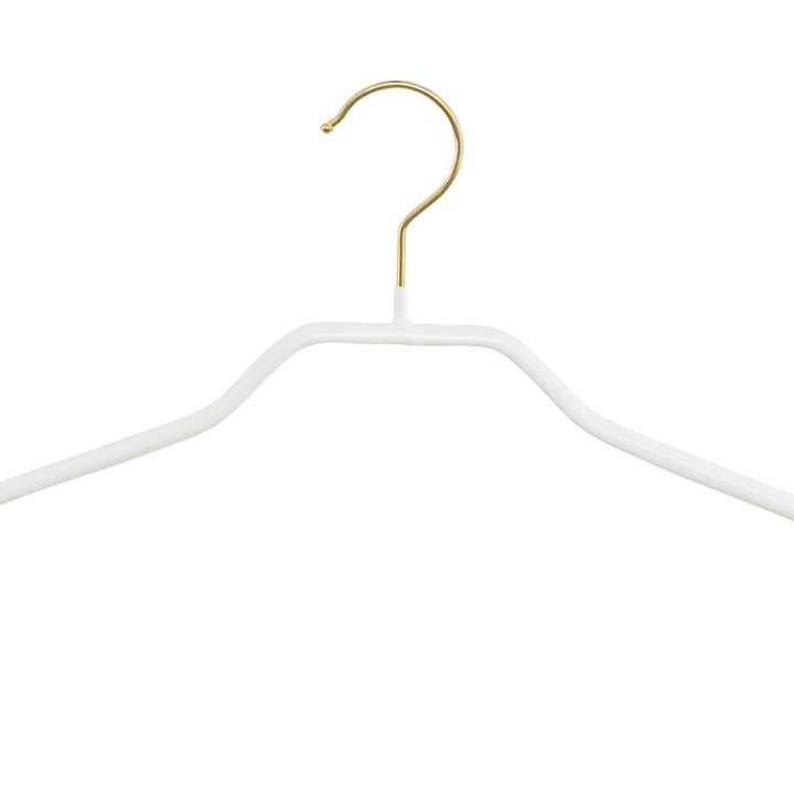 MAWA – wholesale Clothes hangers – Hanger Silhouette F, white, 41 cm0