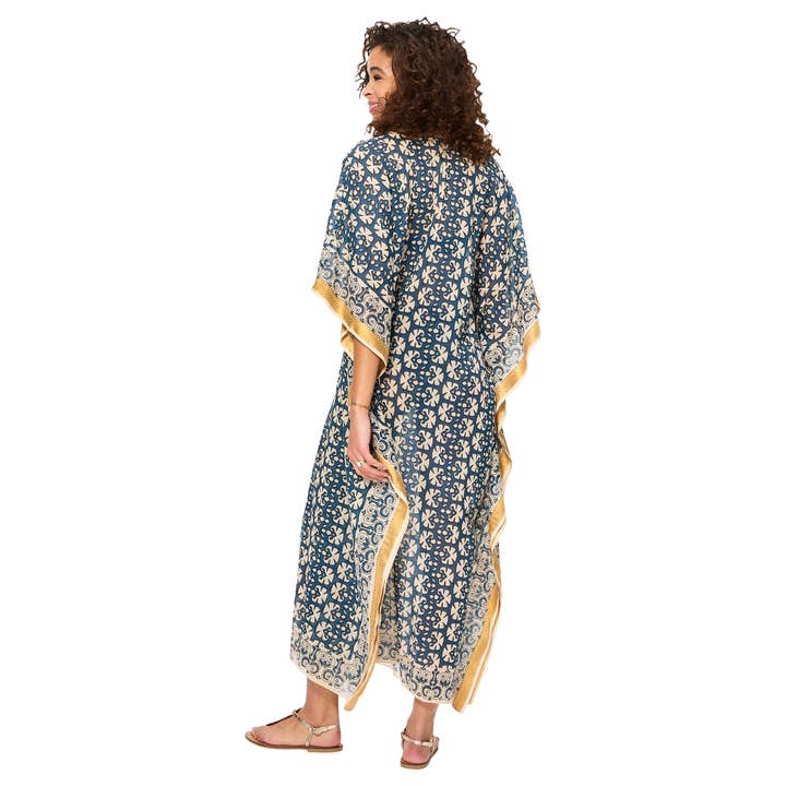 La Mano Boho - Wholesale Kaftan - Women's - LONG SUMMER KAFTAN 3/4 SLEEVES KAF8500A1