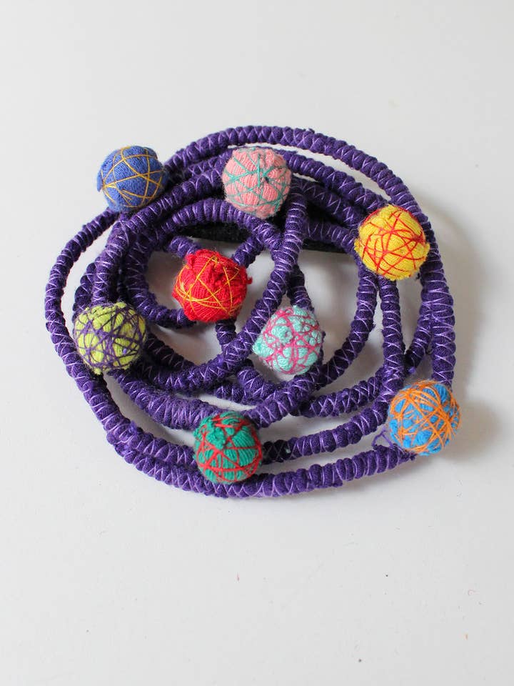 Handmade Fiorella Upcycled Textile Brooch for wholesale by Beyond Threads