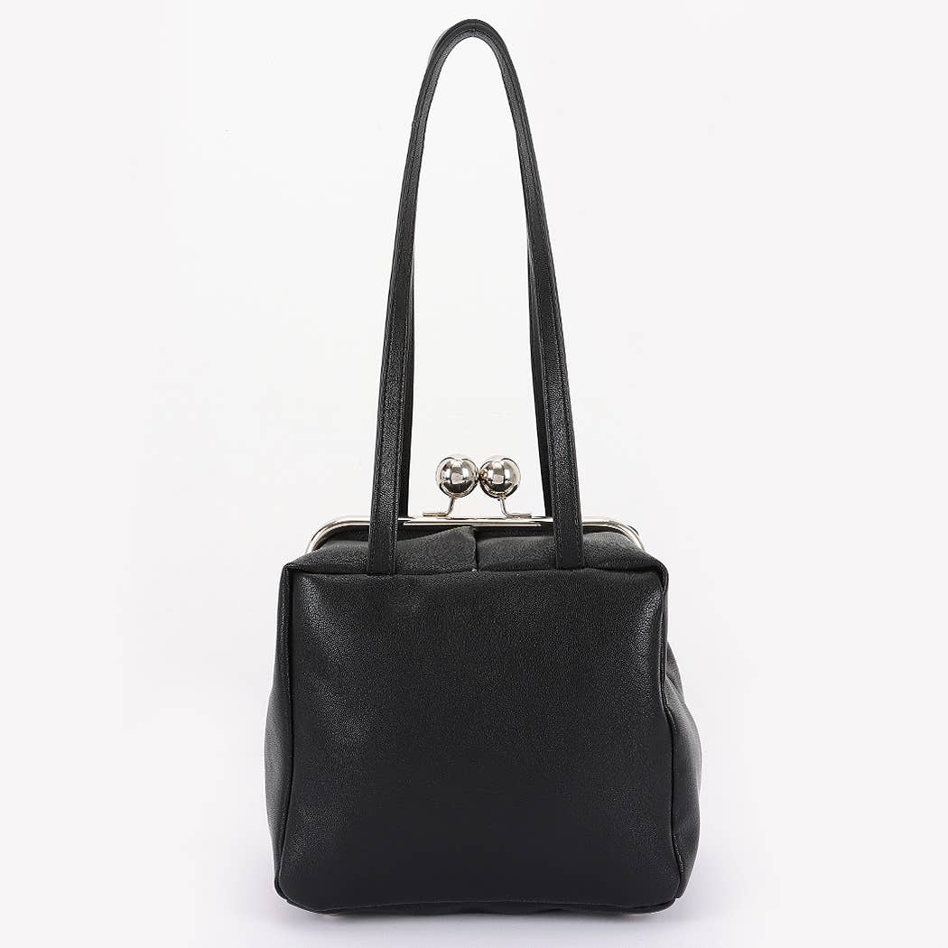 3AM BY H&D ACCESSORIES – Engroshandel Skuldertaske – til kvinder – Skuldertaske med ramme i kunstlæder0