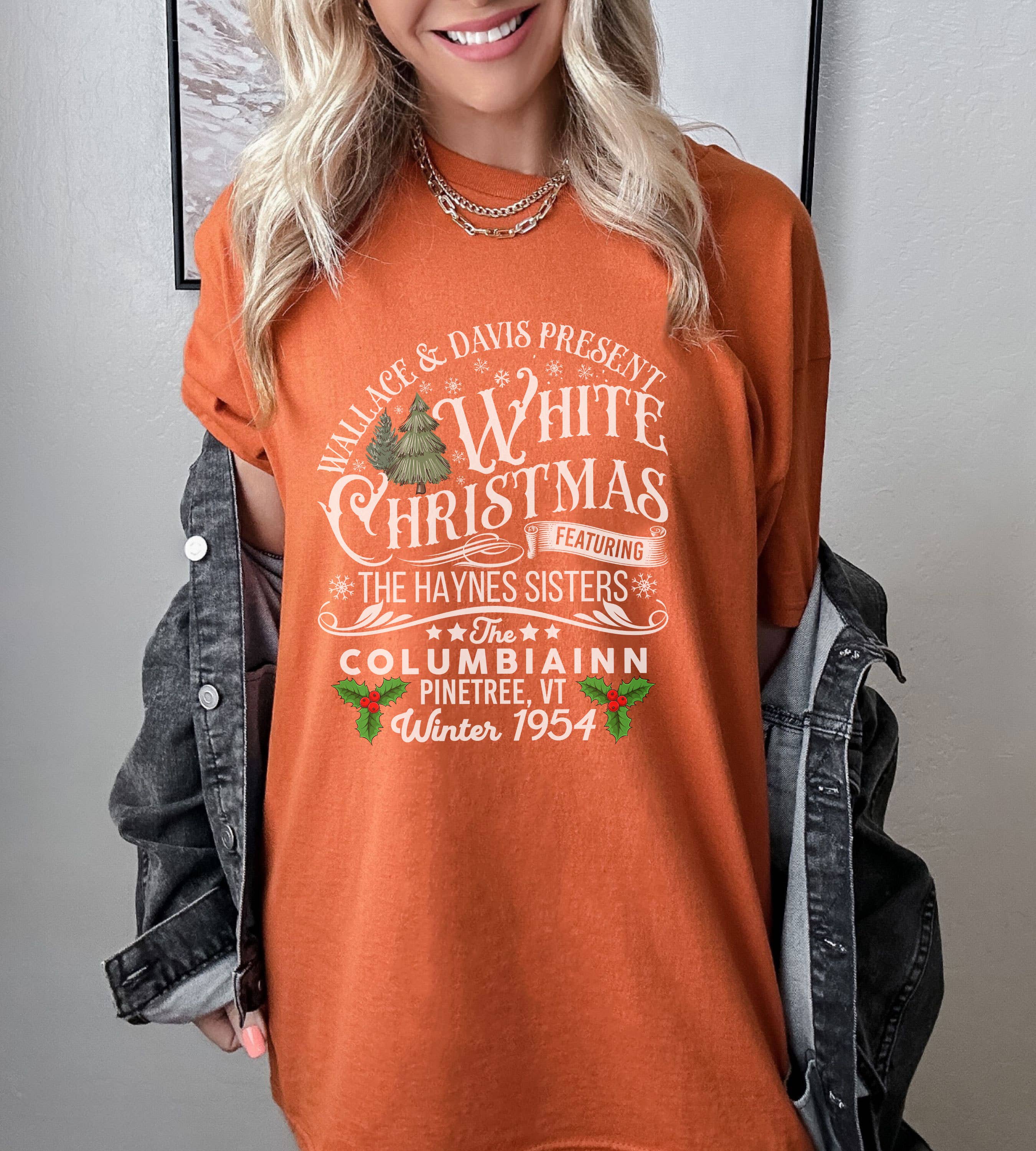 SONDO DESIGN LTD – wholesale T-shirt (graphic) – women's – White Christmas Movie 1954 T-Shirt, The Haynes Sisters Shirt2