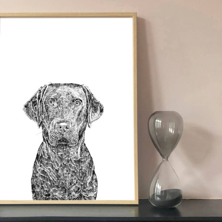 Labrador hondenprint voor wholesale door Ros Shiers