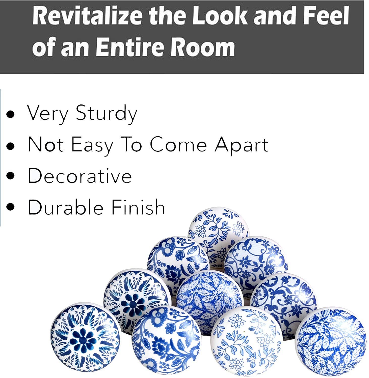 Perilla Home – Großhandel Griff/Handgriff – Set mit 10 Keramikknöpfen im Taylor-Design6