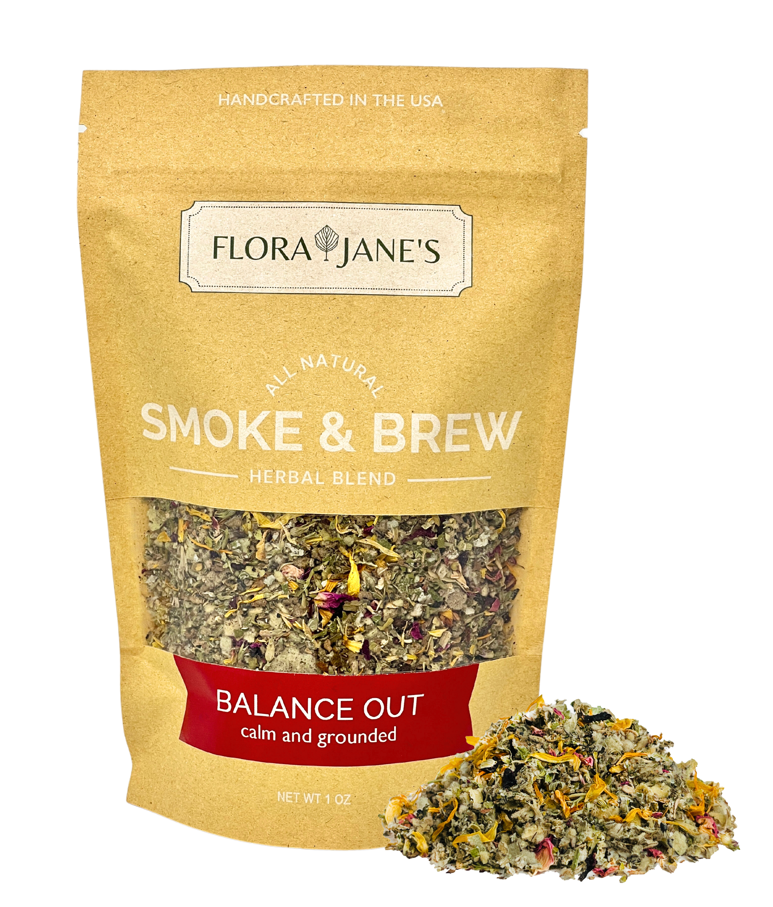 FOCUS Herbal Tea & Smoke Blend - Premium Organic Wraps