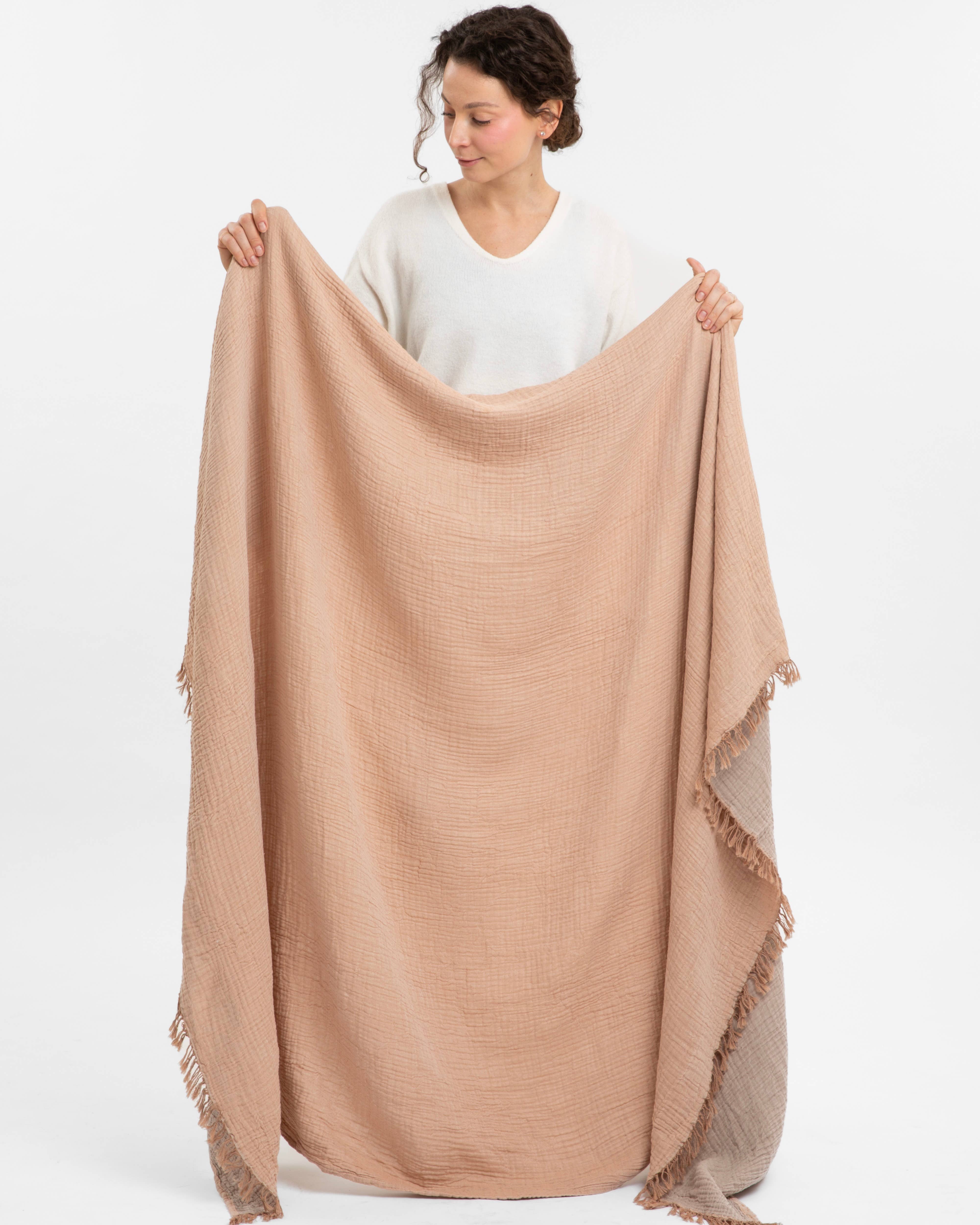 Woven Stories - Wholesale Throw Blanket - Cocoon Cotton Reversible Throw Blanket29