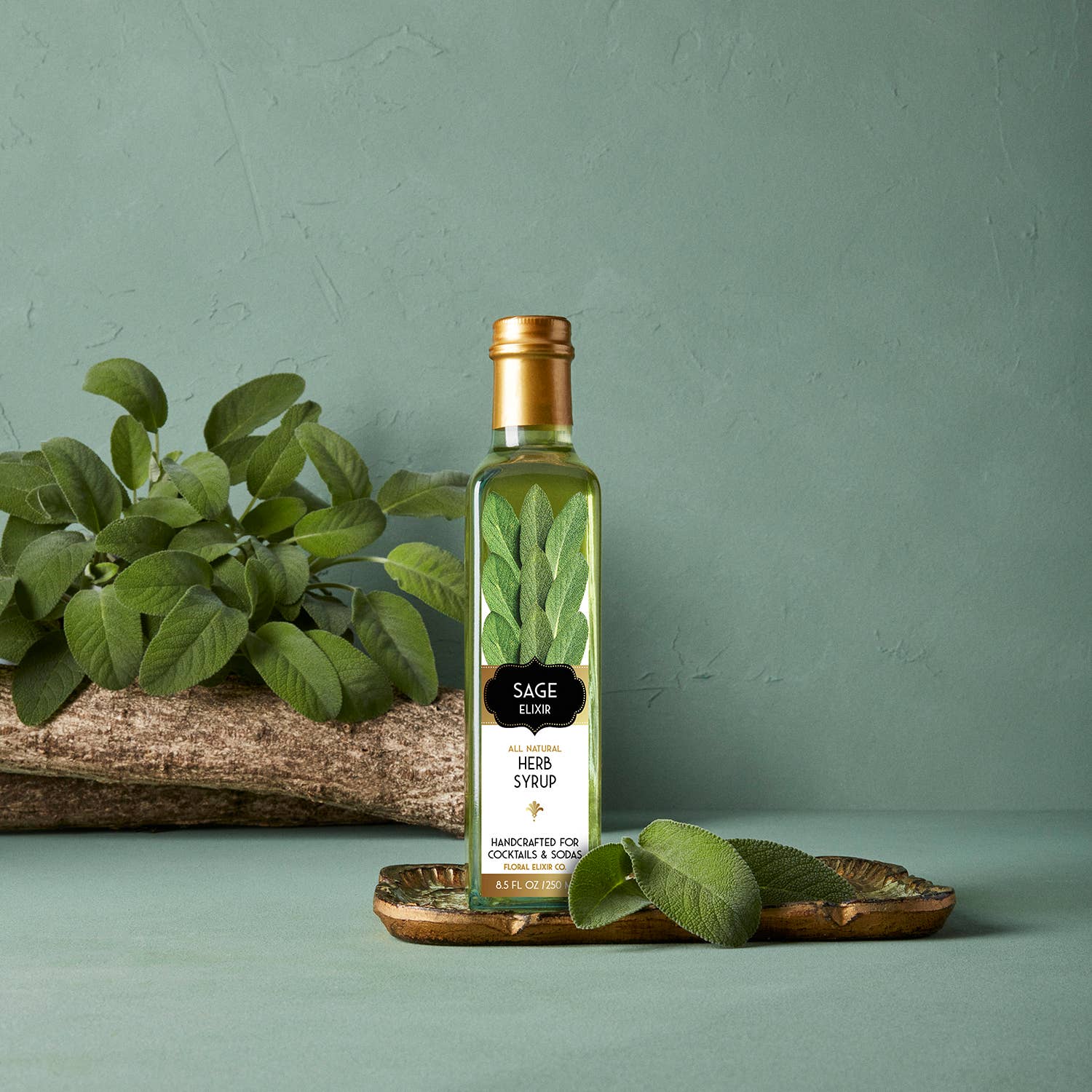 Floral Elixir Co. - Wholesale Cocktail mix/syrup - NEW! Sage Elixir. All Natural Cocktail & Soda Syrup.