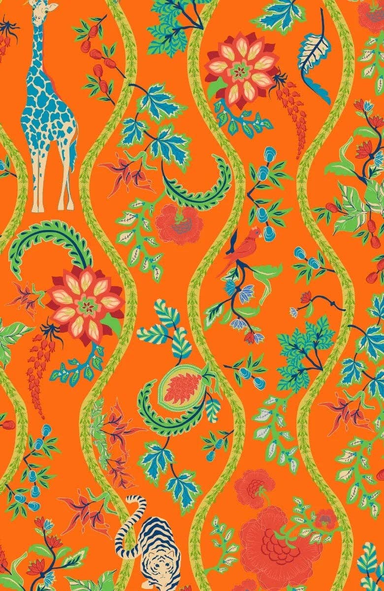 Gretchen Scott LLC - Wholesale Tunic - Women's - Ruffleneck Tunic - Jungle Symphony20