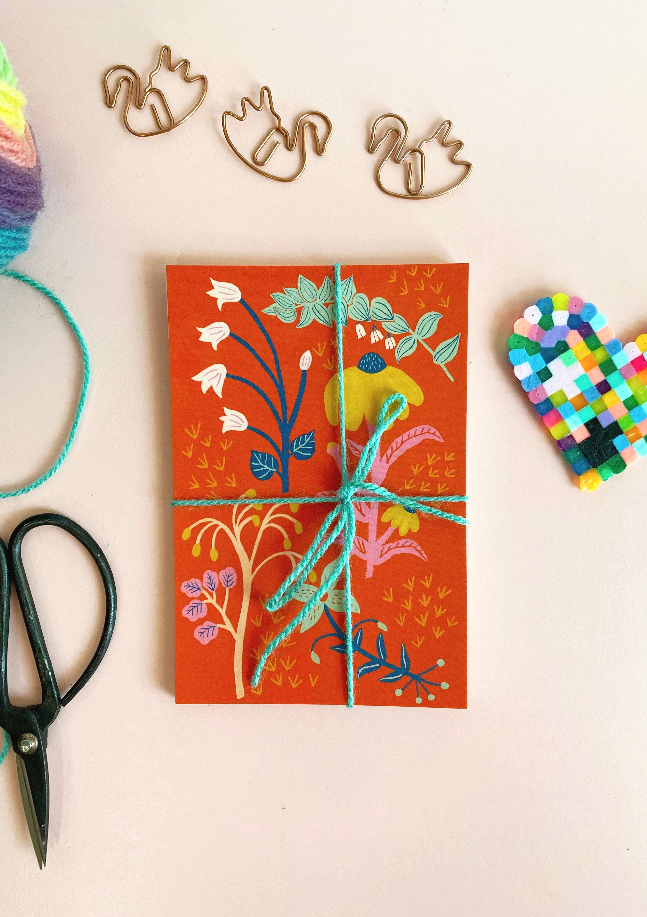 Dream Folk Studio - Wholesale Postcard Set - Flower Postcard Pack - 10 postcards2