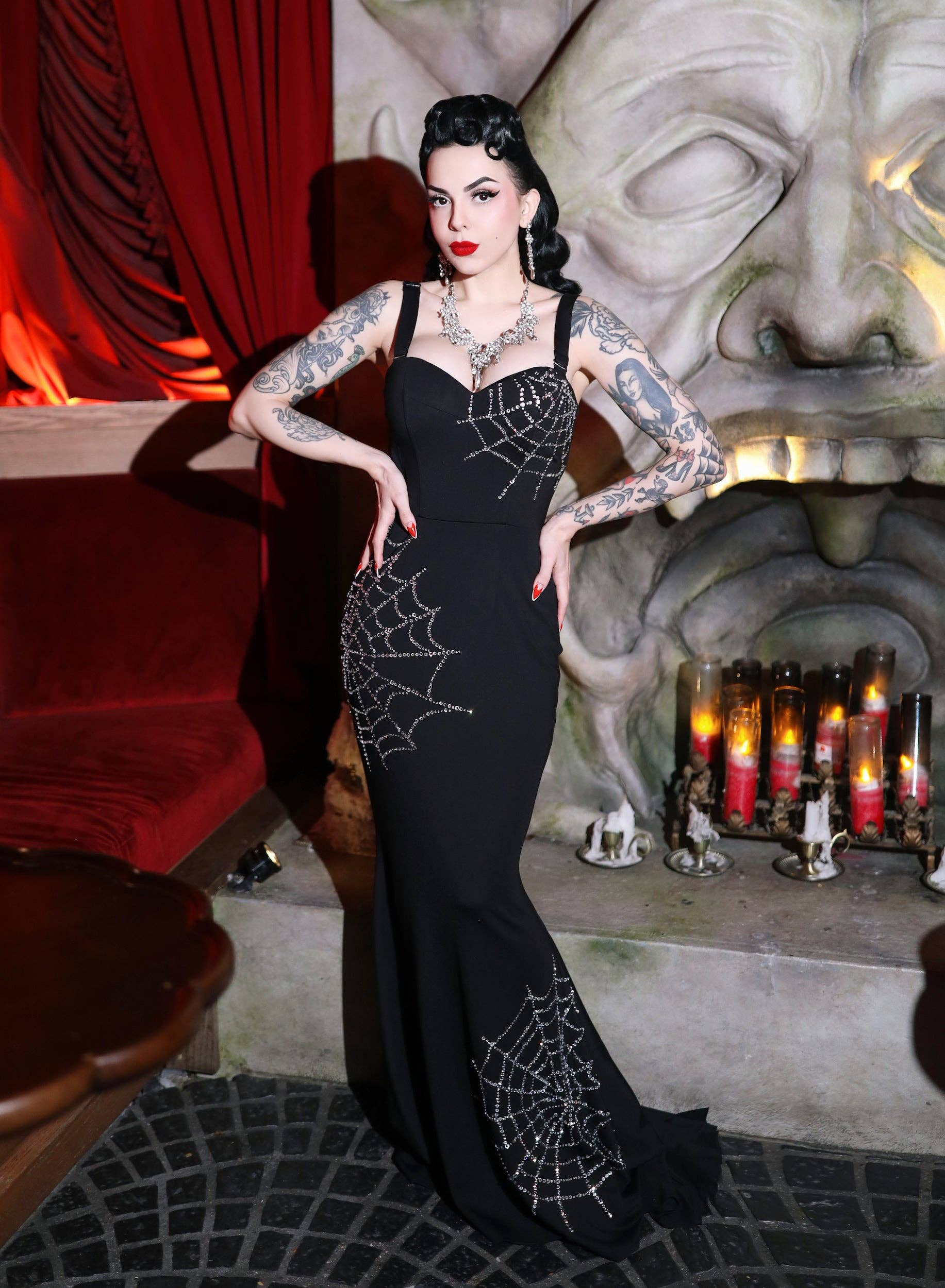 Elle Rebel - Wholesale Gown - Women's - Glamour Ghoul Gown6