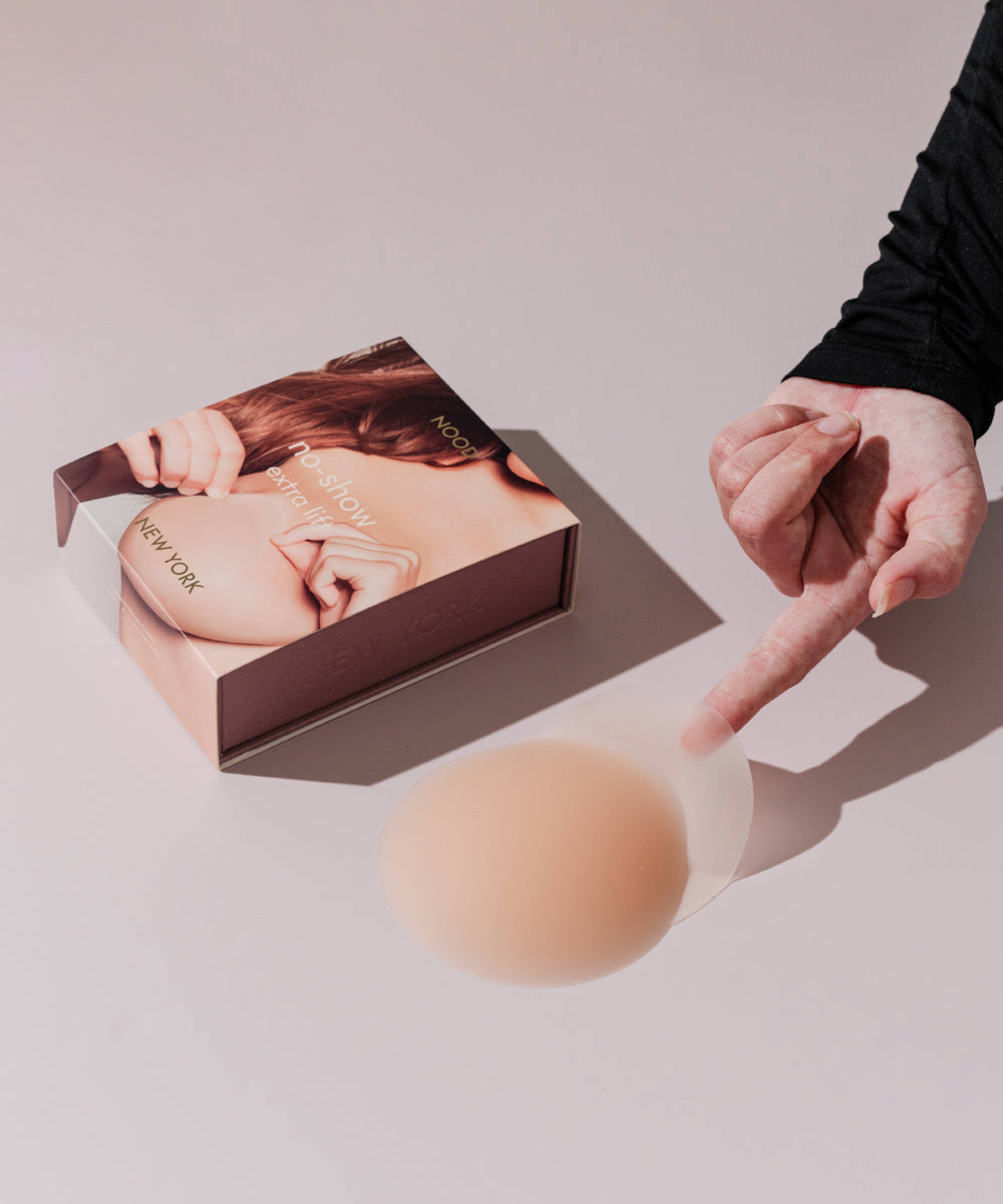 NOOD - Wholesale Nipple Pasties - Women's - No-Show Extra Lift | Reusable Adhesive Lifting Nipple Covers6