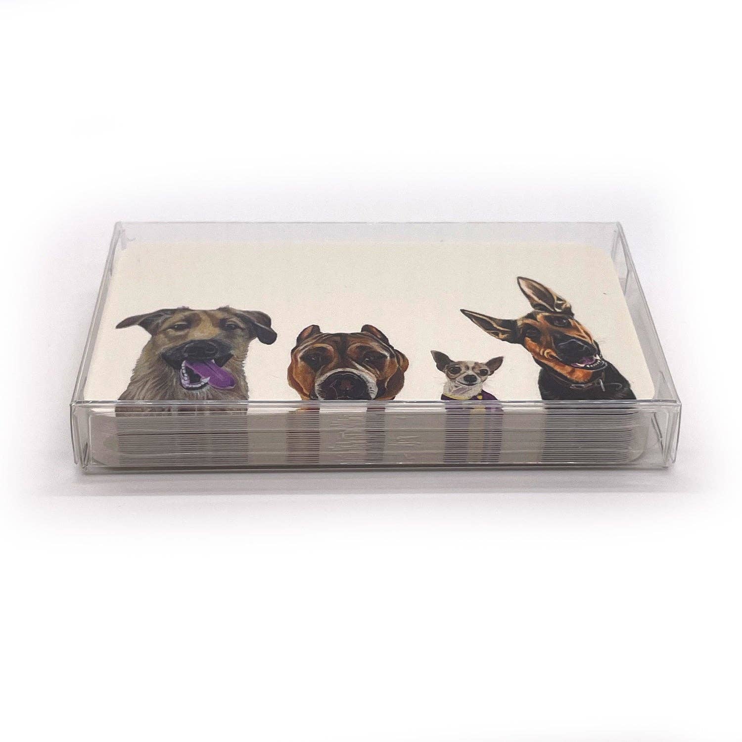 Woollybear Travels - Wholesale Stationery/Notecard Set - Pawsitive Notes- Rescued Shelter Dogs (Lunch Box Notes)3
