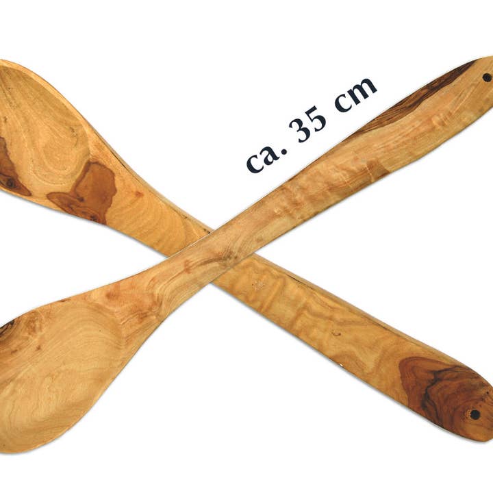 olivenholz-erleben - Wholesale Serving Utensil - Large salad servers 36 cm0