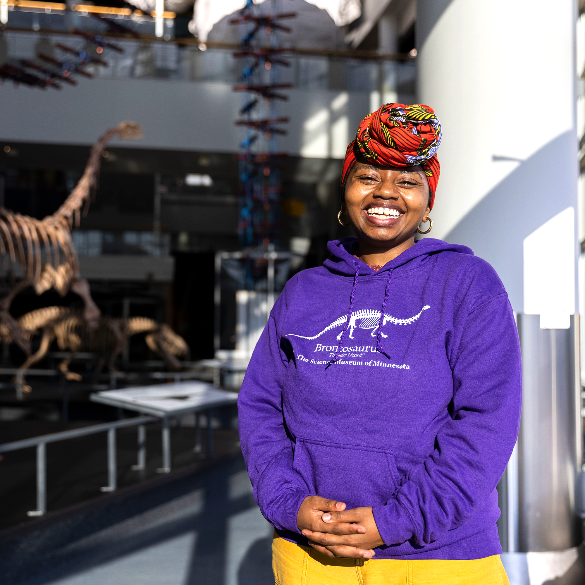 Science Museum of Minnesota - Wholesale Hoodie - Unisex - Adult Brontosaurus Hoodie — Science Museum Collectible 3