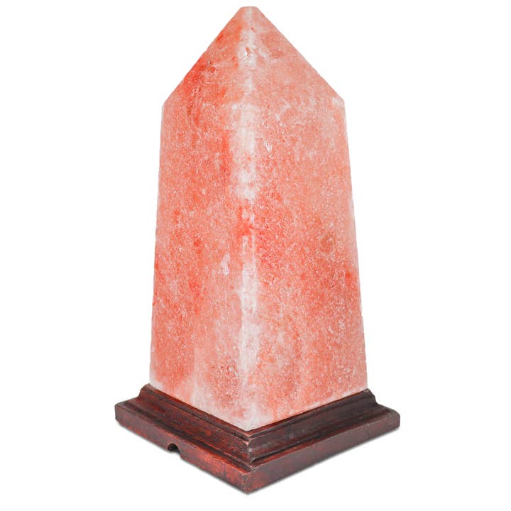 Himalayan Secrets - Wholesale Salt Lamp - Obelisk Shape Salt Lamp 10" Tall1