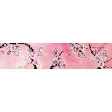 Silk Squirrel - Wholesale Scarf - Women's - Cherry Blossom Silk Scarf - Pink Scarf - Sheer