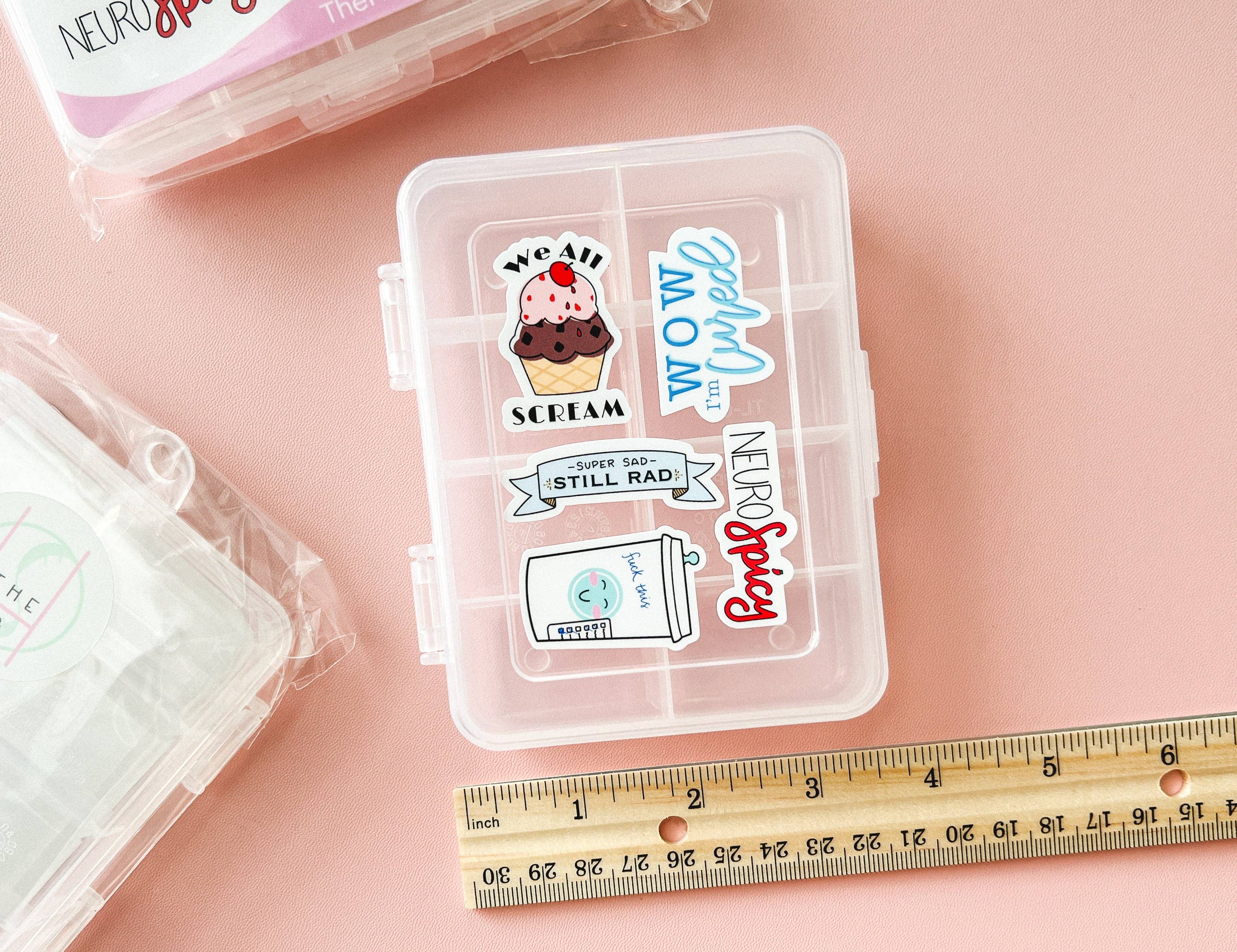 The Harpy Otter Co - Wholesale Sticker - Pill Case + NeuroSpicy Sticker Sheet3