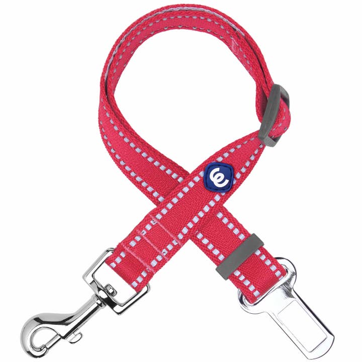 Pastel Color Reflective Dog Seat Belt Tether for Safety for wholesale by Blueberry Pet