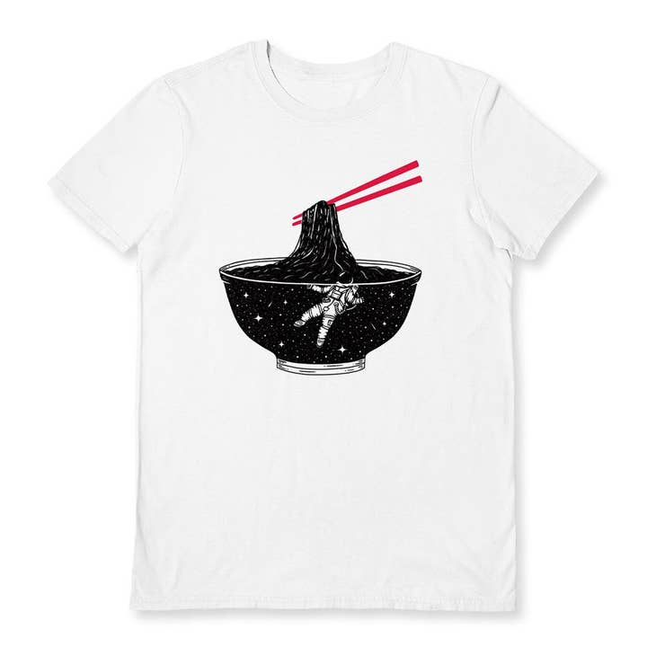 Camiseta Spacey Gracey (Space Ramen) Branca por atacado de Pyramid International