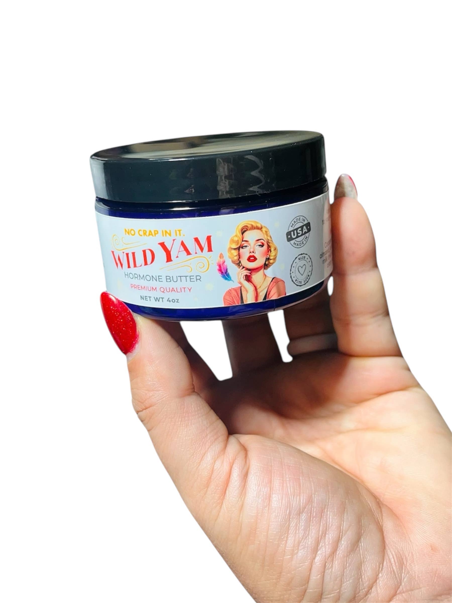 No Crap In It - Wholesale Body Balm/Butter - Wild Yam Hormone Butter1